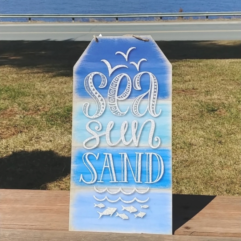Coastal summer wall decor NWT